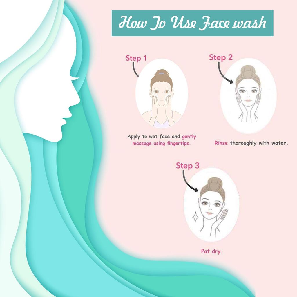 O3+ Feuchtigkeitsspendendes & Beruhigendes Gesichtswaschgel mit Aloe Vera- und Gurkenextrakten 50g Packung für Weiche Strahlende Haut