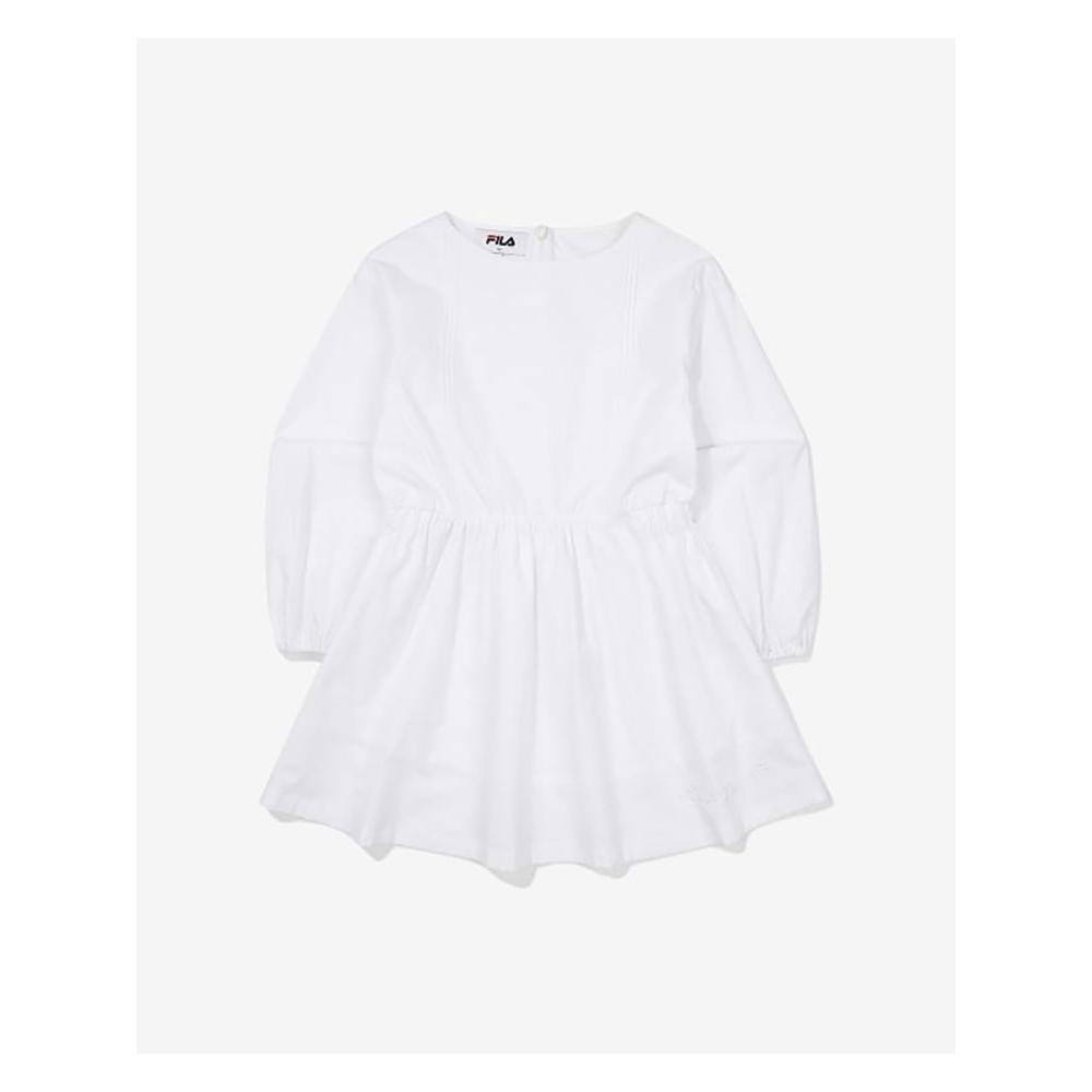 [fila Kids] Pin Tuck Woven Dress  Fk2opf1202f Owh  q0zFk2opf1202fOwh