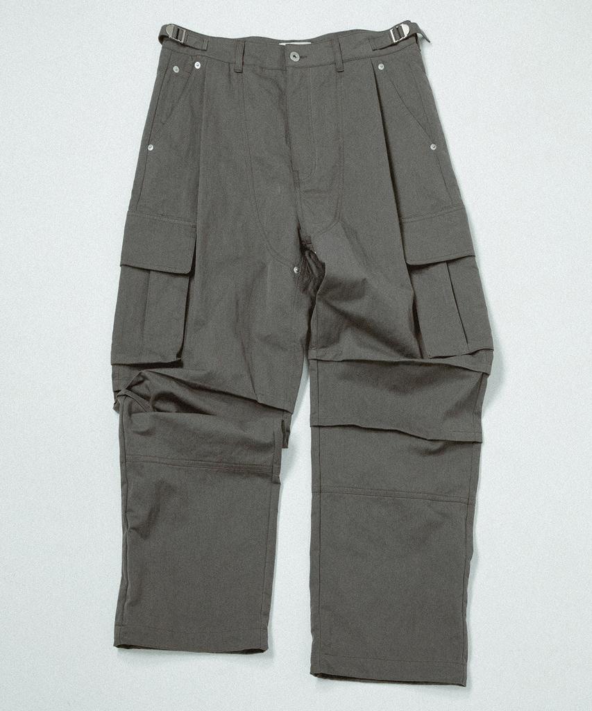 PUBLICFIGURE Cotton Nylon Mill Pants_Gray