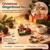 5/6/8Pcs/Set Mini Christmas Gingerbread Man Resin Ornament Set For Desktop Decor Diy Micro Landscape Holiday Decor