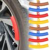 1/4/8PCS Car Red Wheel Guard Rim Protectors Auto Wheel Rim Protector Tyre Guard Tire Tyre Changer Savers Wholesale Accessories