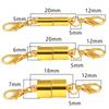 2/5 Stück Verschlüsse, Zubehör, magnetischer Hummer für Halskette, Armband, Hummerkugelhaken