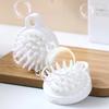 Silicone Shampoo Massage Brush 1Pc - Handheld Scalp Comb, Mini Head Meridian Massager, Shampoo Massage Tool