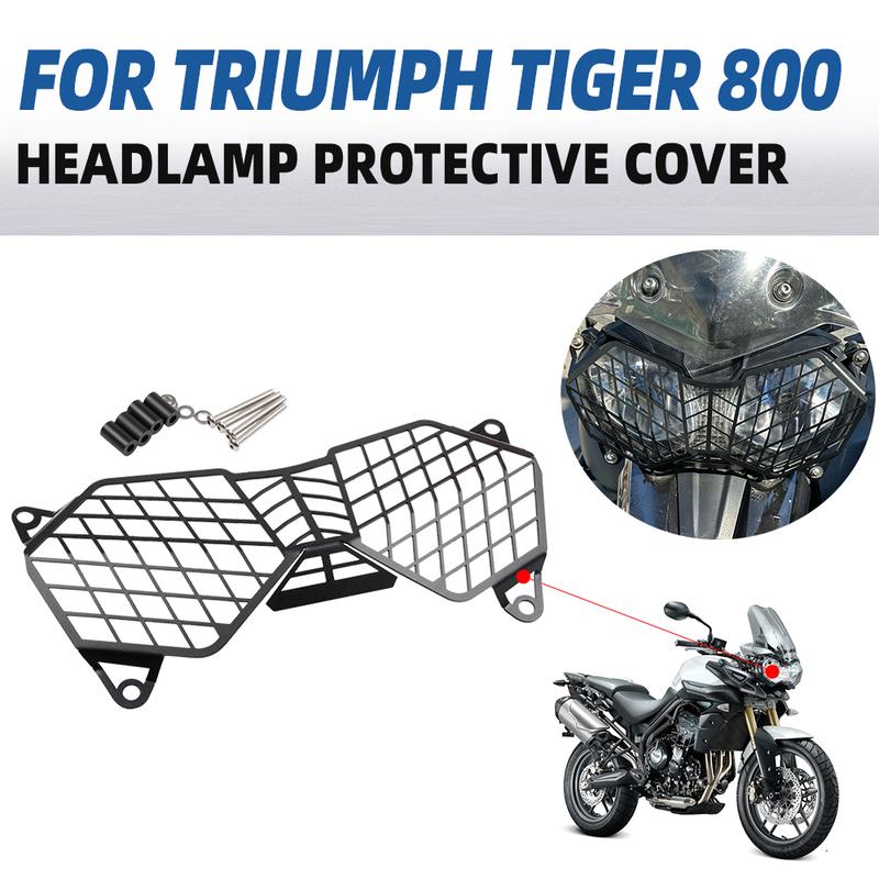 Motorcycle Headlight Guard Grille Protection Cover For Triumph Tiger 800 1200 XC Explorer 1200XC Accessories Headlamp Grill Mesh