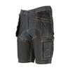 Black Denim Shorts with Reinforcement, "2Xl", Ce, Lahti