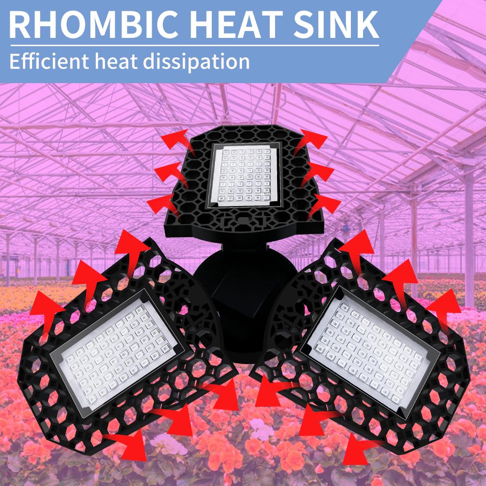 220V Full Spectrum LED Plant Lamp Hydroponics Growing Lights E27 Flower Seeds 100W 200W 300W LED Panel Indoor Lighting Grow Tent