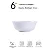 Haoya Jingdezhen 6-inch Pure White Underglaze Noodle Bowl Set