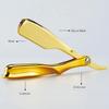 Salon Manual Beard Razor Folding Hand Shaver Razor Knife Holder Hair Removal Tools (No Shaving Slice) For Barber Accessories