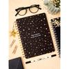 DOODLE Twinkling Stars B5 Wiro Hard Bound Notebook I Paper Dangler I 80 GSM I 160 Ruled Pages