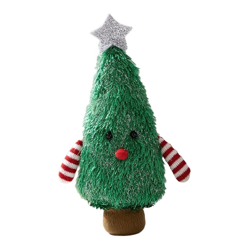 Cartoon Christmas Doll Handmade Xmas Desktop Ornament Cute Christmas Tree Decoration  Hotel