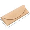 Dustproof Leather Simple Sunglasses Eyewear Case Glasses Cases Protection Bags