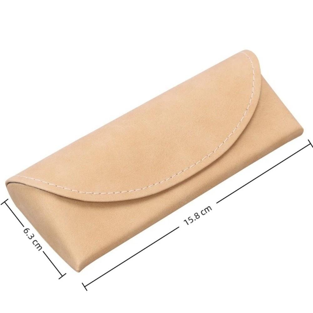 Dustproof Leather Simple Sunglasses Eyewear Case Glasses Cases Protection Bags