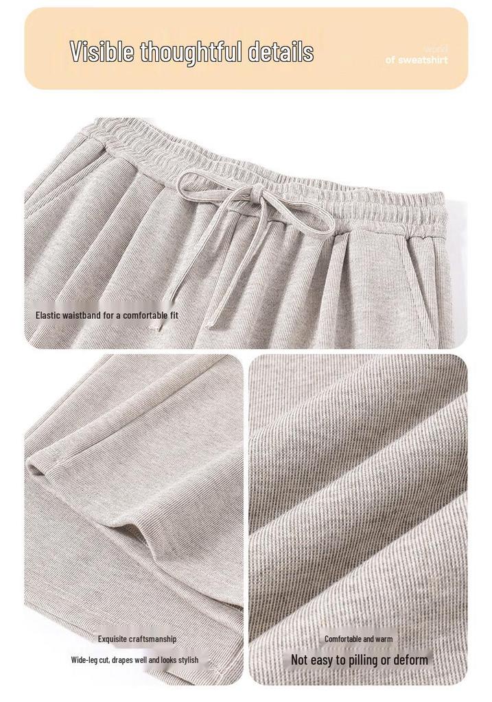 Baleno Women's Fleece-Lined Wide-Leg Trousers
