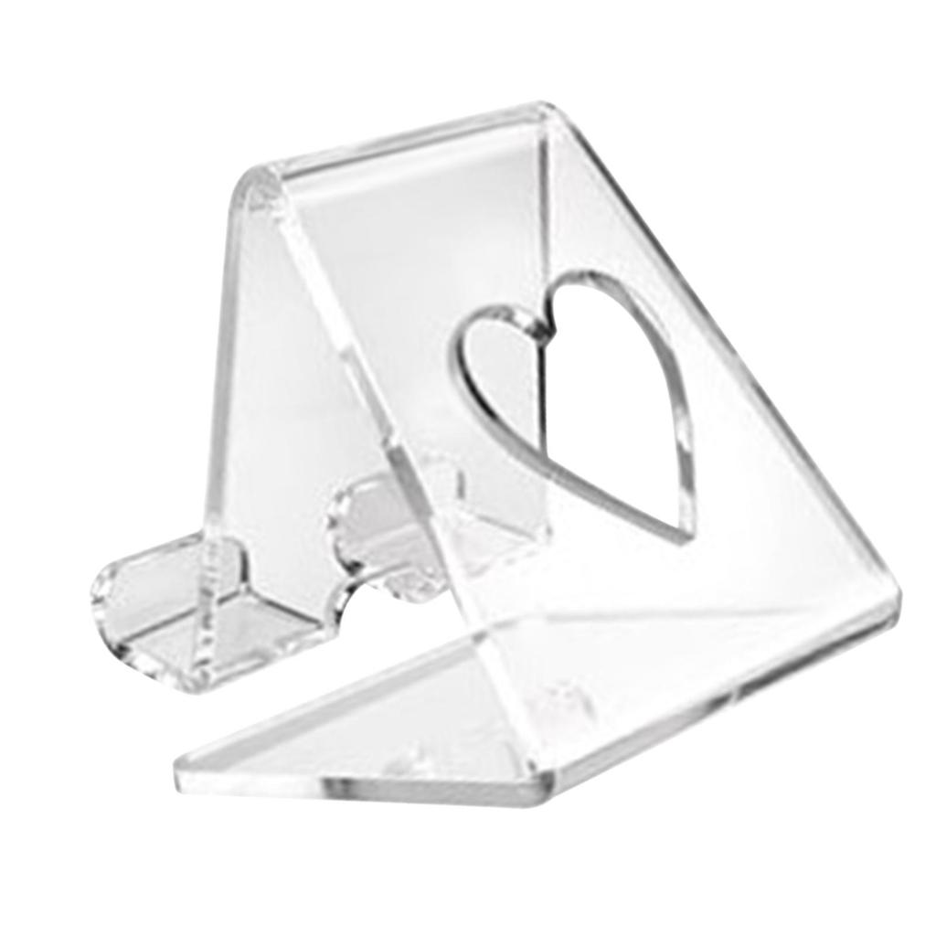Acrylic Mobile Phone Display Stand Transparent Shelf Stable Practical Portable Holder Creative
