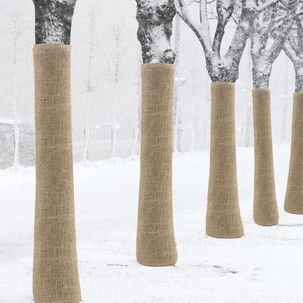 Winter Garden Coarse Linen Plant Cover, Frost and for Trees and Vegetables, Outdoor Plant Insulation Cloth