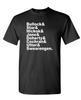 DEADWOOD NAMES Swearengen Bullock Star - Unisex Cotton T-Shirt Tee Shirt