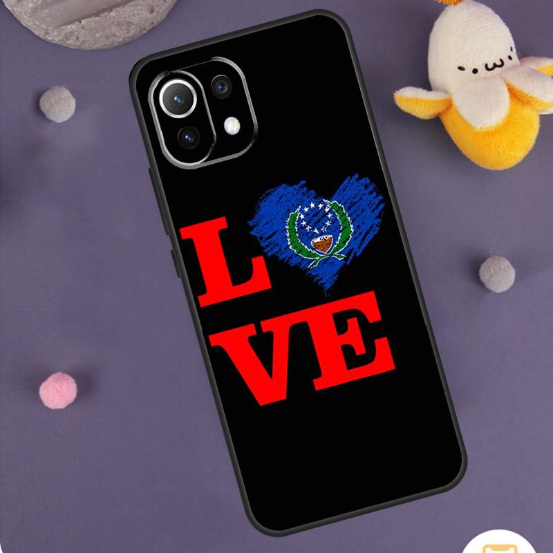 Pohnpei Ponape Flag Case For Xiaomi 14 15 Ultra 13T 14T 15T 17 Pro Max POCO F5 F6 F7 X5 X6 X7 Pro F8 Ultra Cover