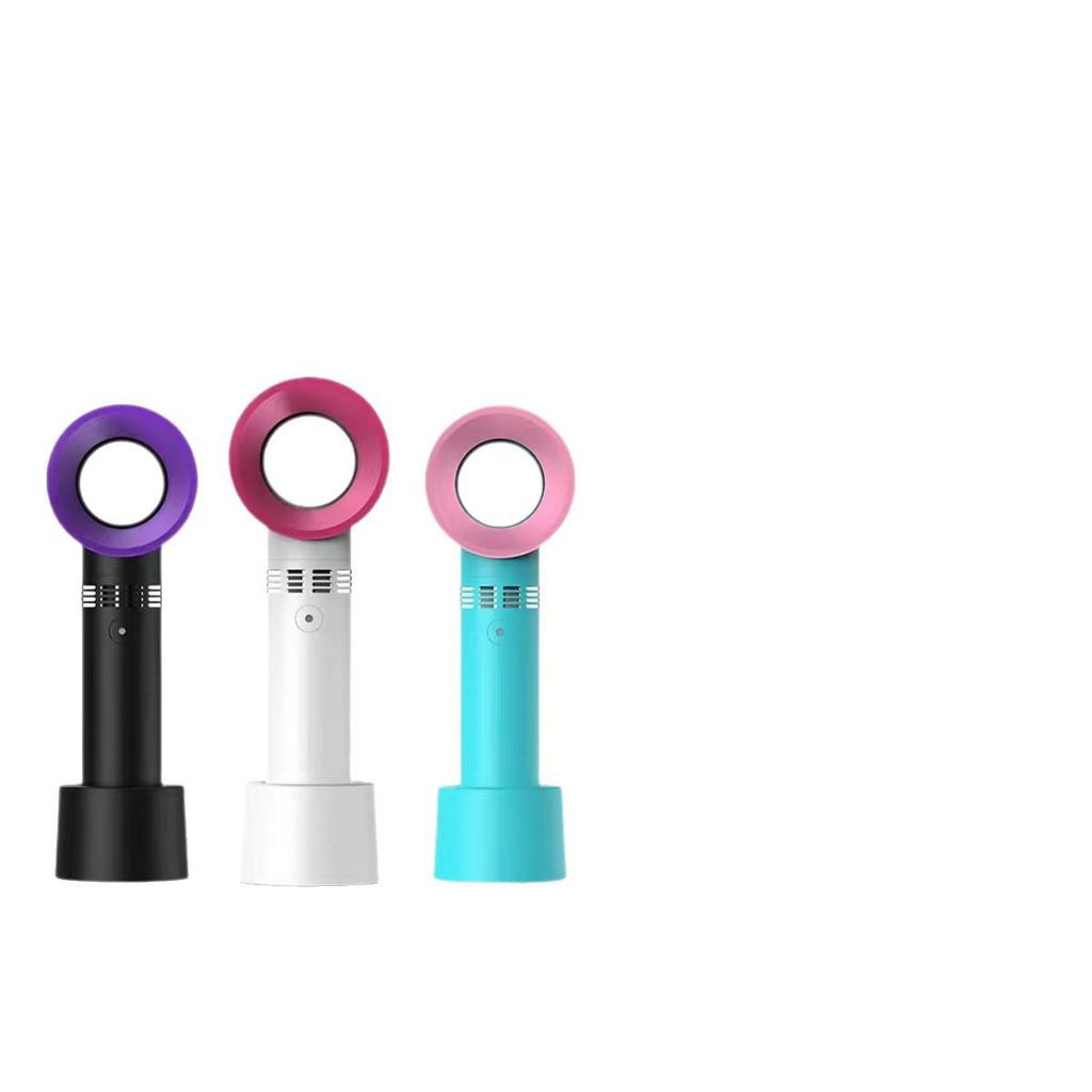 Portable Bladeless Handheld Fan and Hair Dryer with LOGO - Ideal Gift