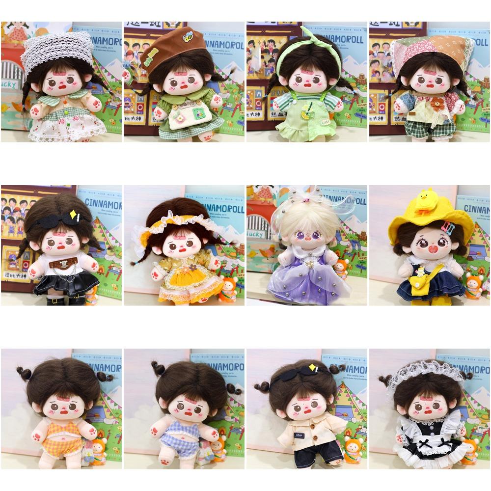 Toy Accessories 20cm Cotton Doll's Clothes Cotton Doll Lolita Outfit Dress  Cotton Doll Accessories