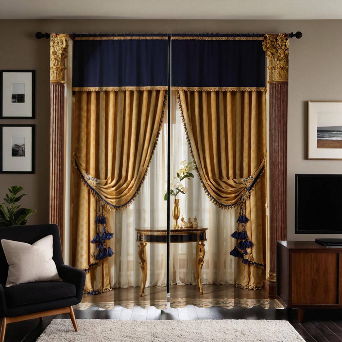 

2-х компонентные HD цифровые желтые простые и щедрые кружевные шторы для украшения дома, стиль украшения гостиной, спальни через т W52H63inchW132H160cm