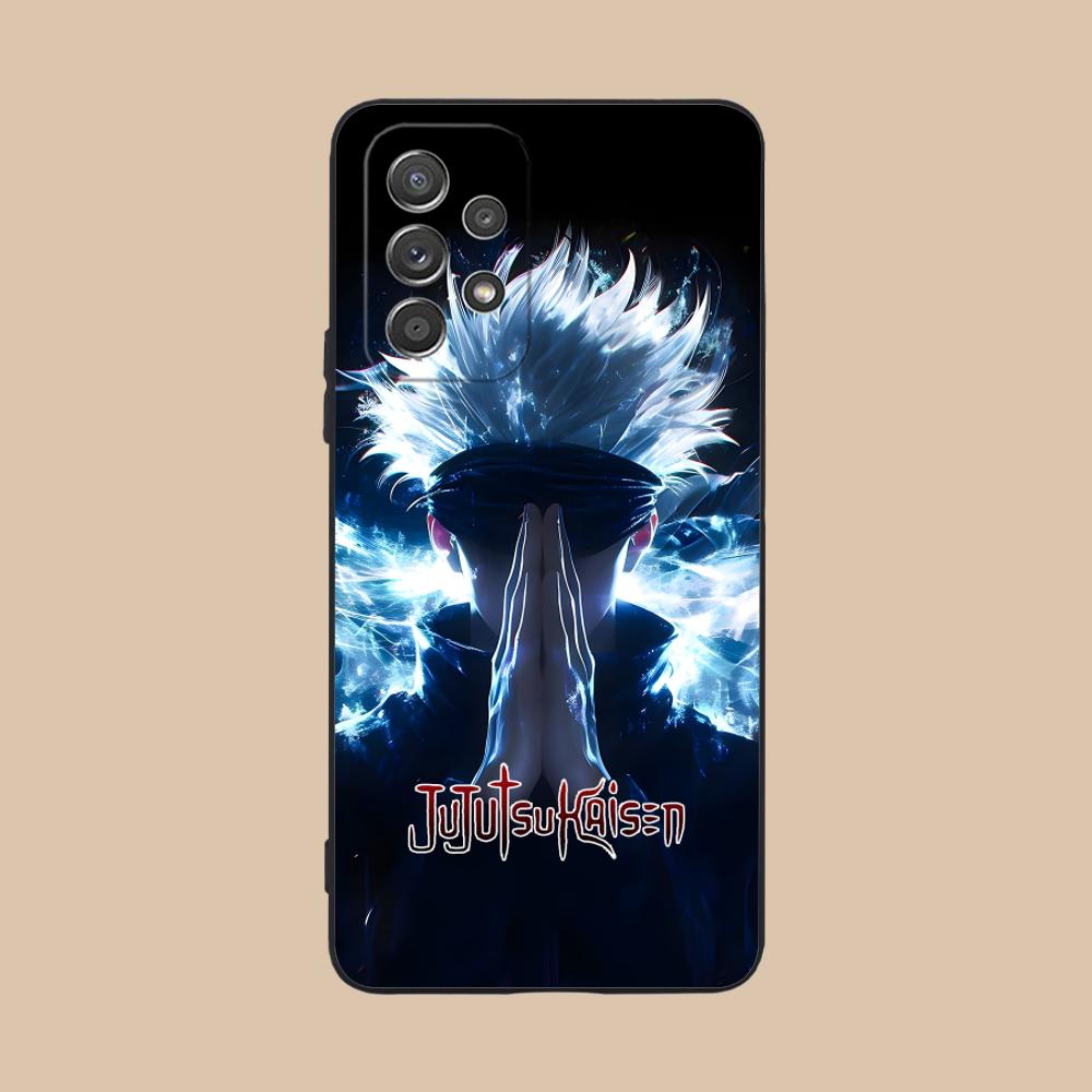 Jujutsu Kaisen Satoru Gojo Phone Case for Samsung Galaxy A56 55 54 53 52 51 36 35 34 23 16 15 5G Colorful Cover Cover Pretty