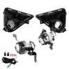 Fog Lamp Assembly with Bracket 45‑55LM LED Daytime Running Light Replacement for Accent 2021+