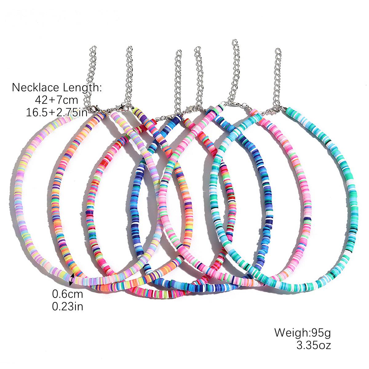 

Ожерелье для женщин, набор из нескольких цветных рисовых бусин в стиле бохо, простая цепочка на ключицу, набор из нескольких слоев рисовых бусин, элегантное ожерелье