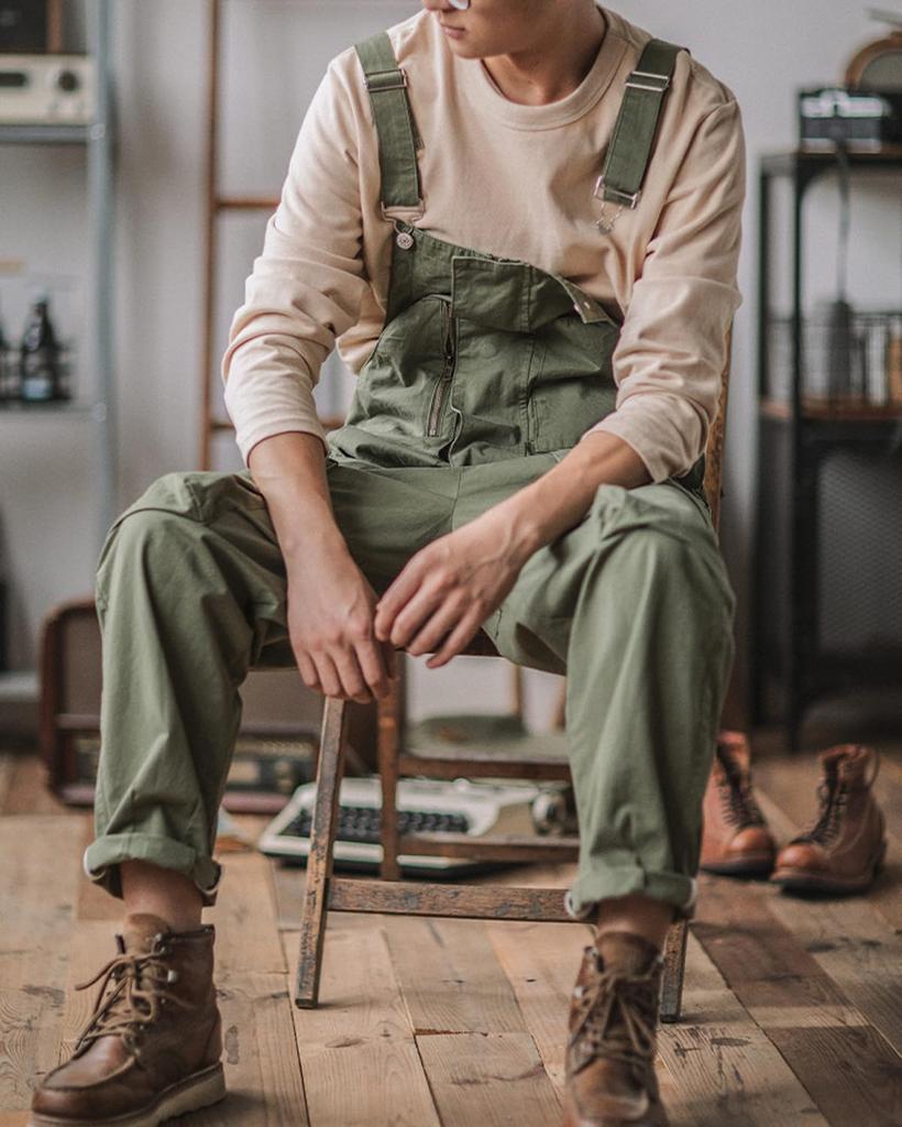 Kayiyasu Cargo Overalls mit mehreren Plus Deck Casual Loose Street Style Herren Taschen, Größen, Unisex, Arbeitskleidung, Overalls, Hosen, Camping, Outdoor,