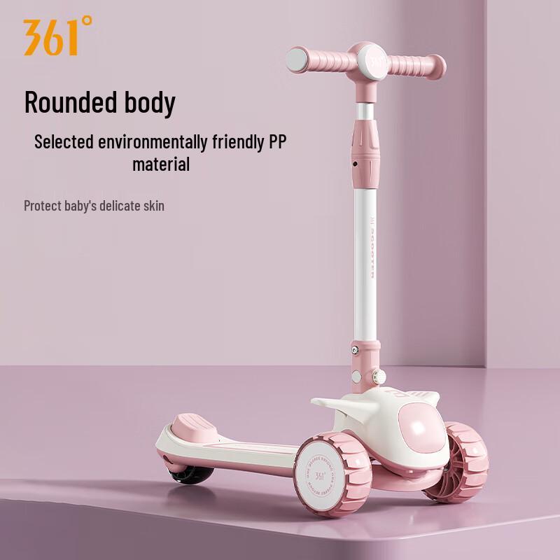 361° Kids Foldable 3-Wheel Scooter