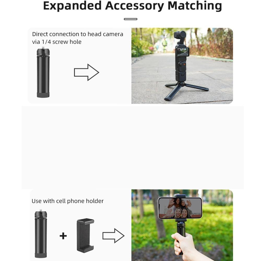 Foldable Mini Vlog Tripod Action Camera Stabilizer for OSMO POCKET 3 for Live Streaming
