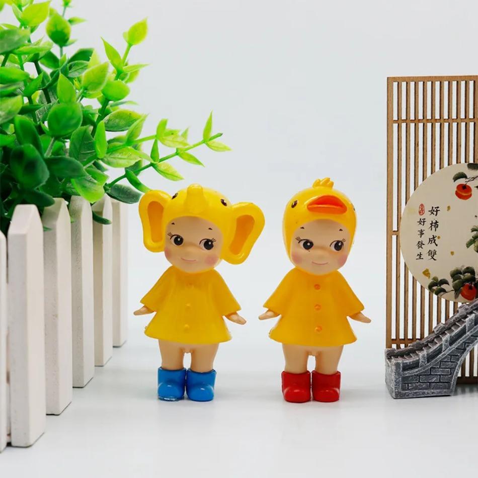 Sonny Angel Série Miluji deštivý den Tajemná slepá krabička Kawaii Vinylová mini figurka Stolní dekorace Dívky Děti Příslušenství Dárek k narozeninám