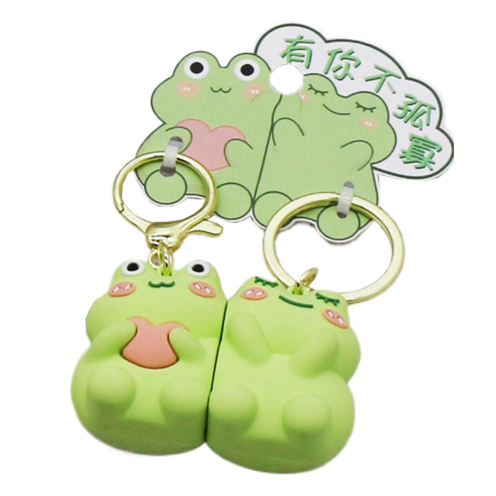 [Gevrkjenp] Magnetic Keychain for Couples, Magnetic Keychain for Couples | 2X Cartoon Animal Bag