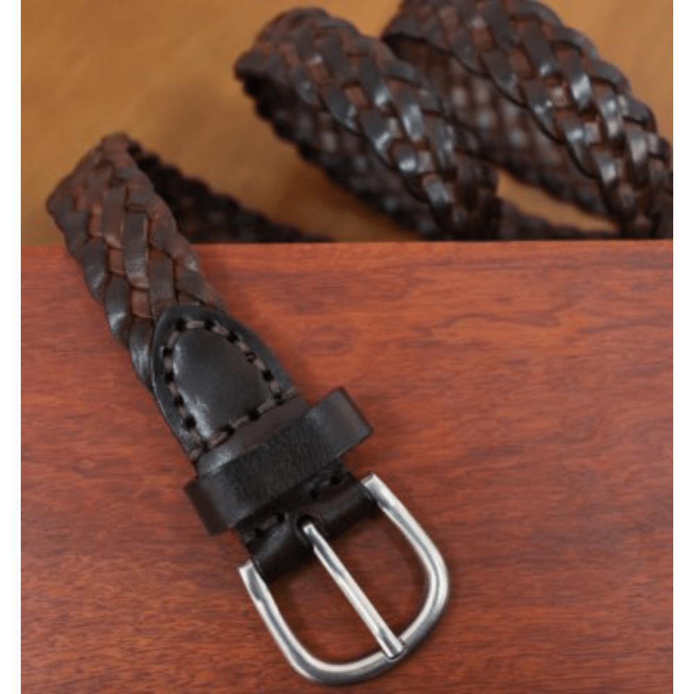 New Handwoven Belt Vintage Pin Buckle Casual Ladies Belt