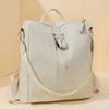 Simple and Retro Patchwork Women's Backpack Fashionable Backpack Mommy Bag and Women's Bag