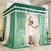 2024 Floor-Standing Double-Layer Palace Style Blackout Princess Mosquito Net with Three Doors