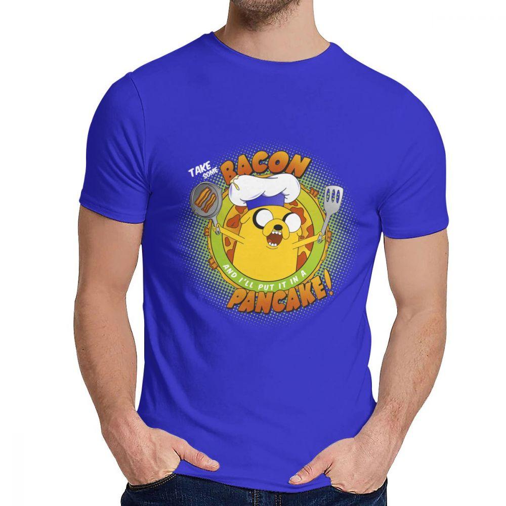 Anime Bacon Pancake Song Tee Shirt Casual O Neck Popular Man S Retro Great Classic S