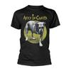 Alice in Chains Stativ Hund T-Shirt, Grunge Rock T-Shirt mit Klassischem Album Hund Druck, Band Fan Merch