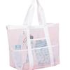 Large Capacity Mesh Beach Bag: Multifunctional Tote for Travel, Swimming, and Towels