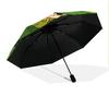 Snufkin pattern, automatic folding umbrella, portable and foldable design, 8 ribs, a Christmas or birthday gift.