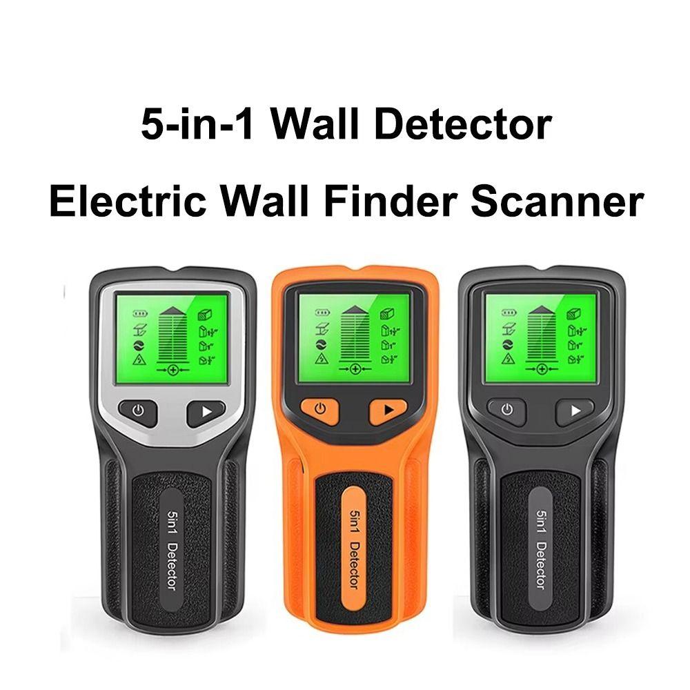 LCD Display Wall Detector 5 In 1 Wall Metal Detector Portable Wire Stud Finder Tool