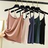 Modal Small Suspender Vest Women's Summer Beauty Back Foreign Style Outside Wear Sleeveless Bottoming Shirt Versatile V-neck Top