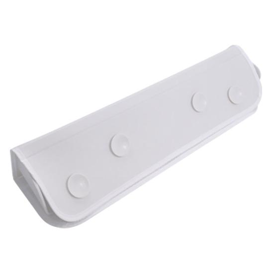 Bathtub Toy Storage Rack Splash Guard with Suction Cups Foldable Design Slip-Resistant