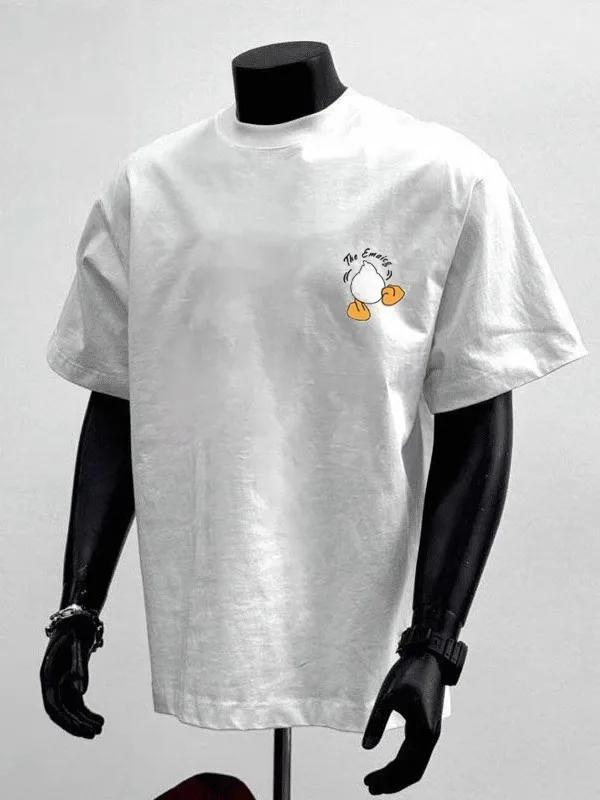 2025 Summer New TShirt Men 100 Cotton Comfortable Breathable Quick Drying Tee Fantastic Printting Partner Tee Short Tshirts