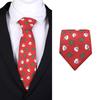 Christmas Party Tie for Adult Men Festival Jacquard Tie Adjustable Neck Tie Designers Necktie Mens Accessory for Holiday