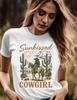 Sunkissed Cowgirl Tee, Western Style Shirt, Country Chic Outfit, Gift for Cowgirl, Country Summer Shirt, 4 Colors