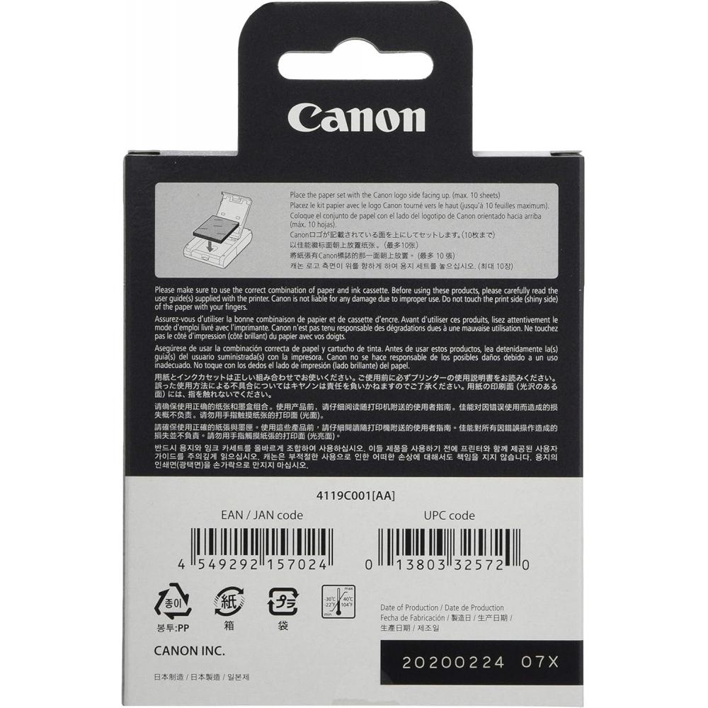 Canon Canon Selphy Square Qx10 QX20 Color Ink Label Set Xs 20l  X2  Small  X2 