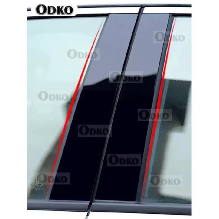 New 8PCS Polished Pillar Posts Fit For BMW X5 E53 2000-2006 Window Trim Cover BC Column Sticker