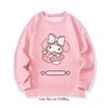 Girls Crewneck Sweatshirt My Melody Sario Cute Hoodie Clothes Kawaii Girls Kuromi Sweatshirt Spring Autumn Sweatshirt Child Tops