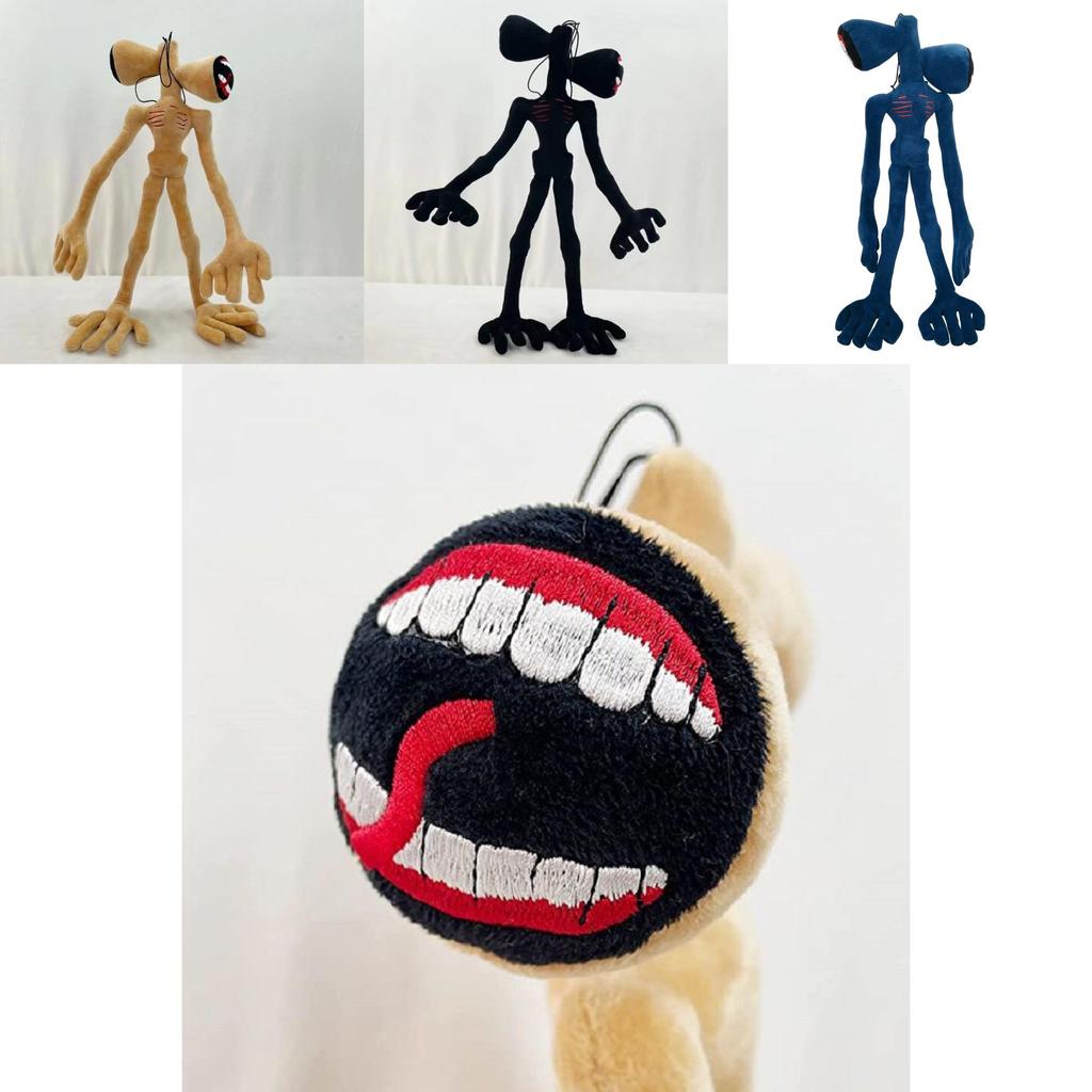 21.6-inch Siren Head Plush Toy Soft Stuffed Doll Ideal For Horror Fans And Collectors