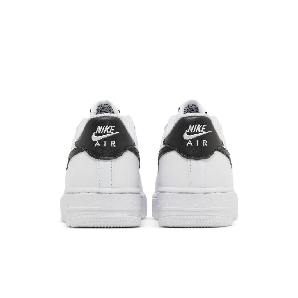 Nike Air Force 1 Grade School 'White Black' (Unisex) White / Black Kids' Skateboarding Shoes FV5948 101
